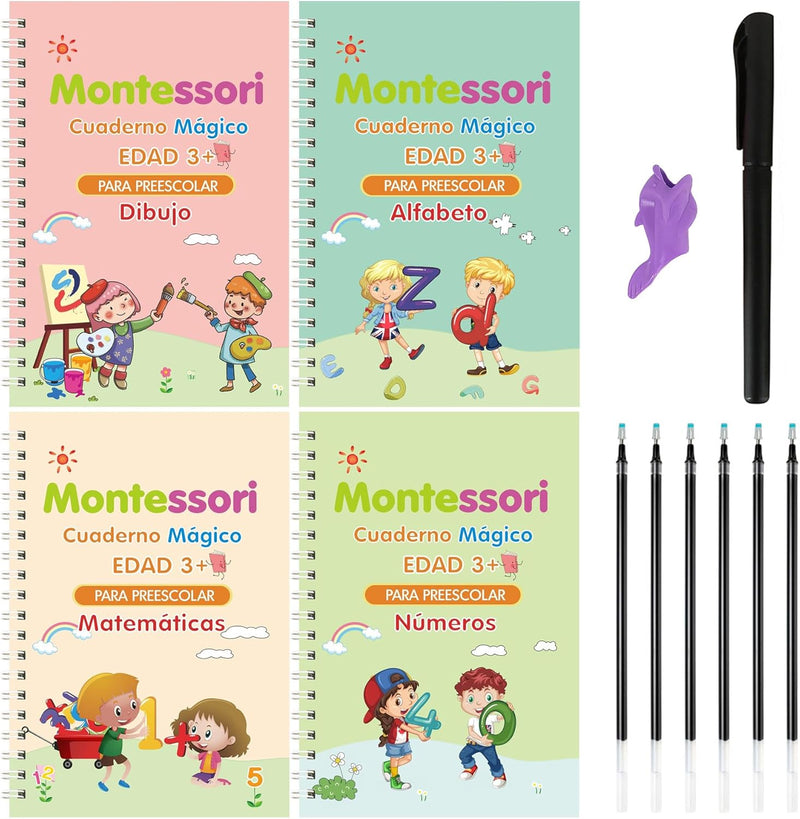 Cuaderno mágico de escritura para Niños 4und INGLES