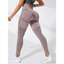 Leggins Mujer Push Up marron talla unica